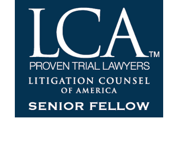 Litigation Counsel of America Senior Fellow badge